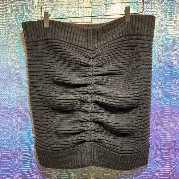 💕 LULULEMON movement neck warmer in heathered black, 100% merino wool knit luxe - Picture 8 of 8